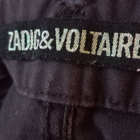 ZADIG & VOLTAIRE black twill jeans - Picture 2 of 12